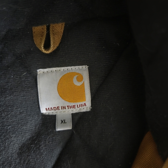 Carhartt Men's Tan Hooded Performance Jacket - Picture 2 of 3